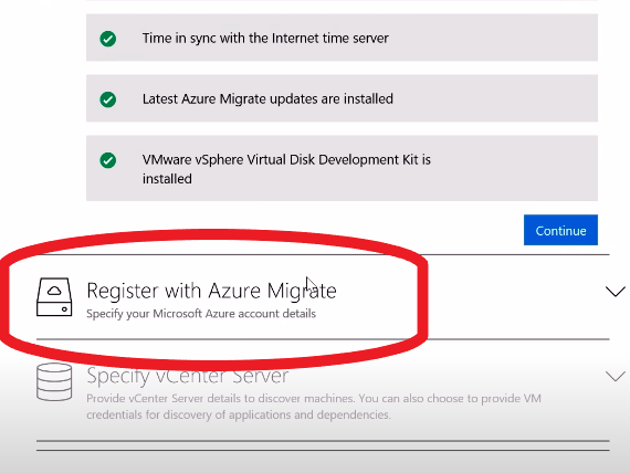 Registrar con Azure